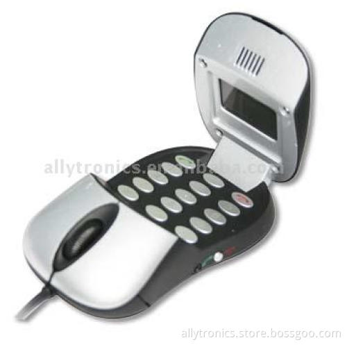 Voip Mouse with Lcd Screen And Key Pad